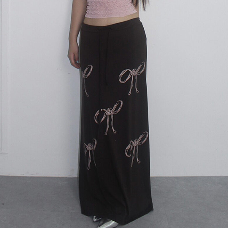 Long Skirt with Bows
