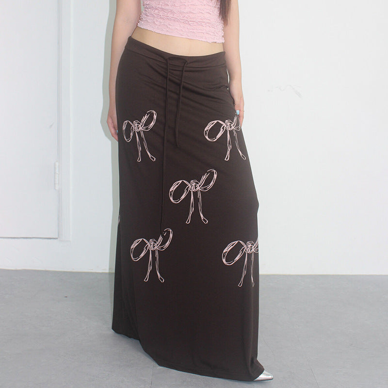 Long Skirt with Bows