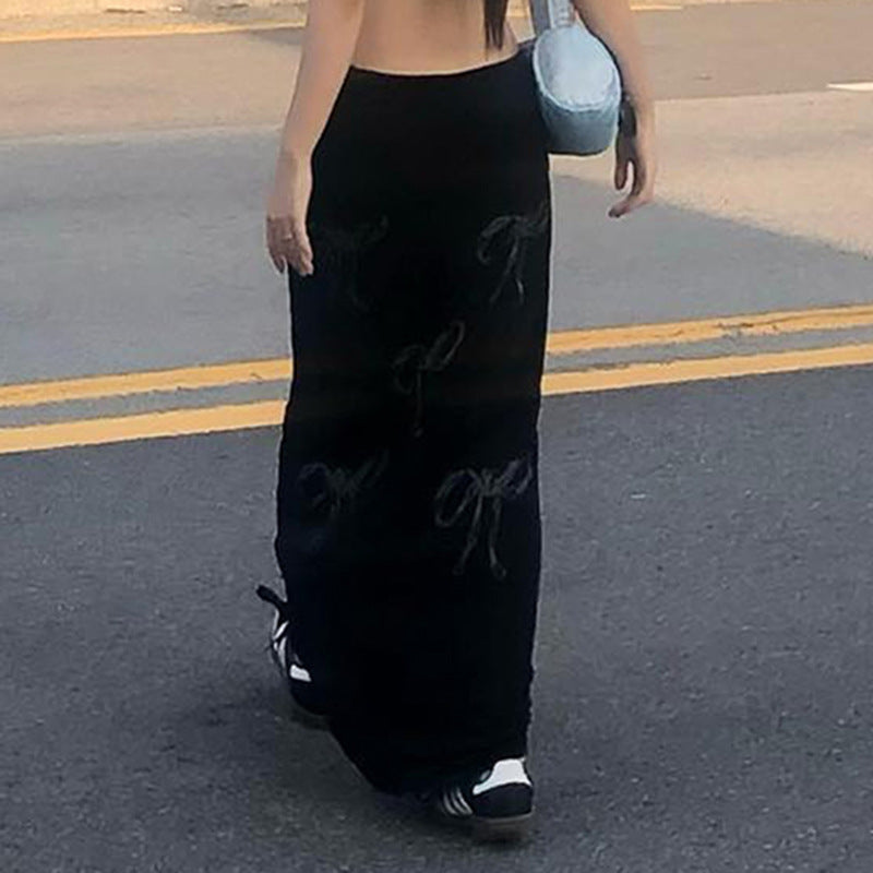 Long Skirt with Bows